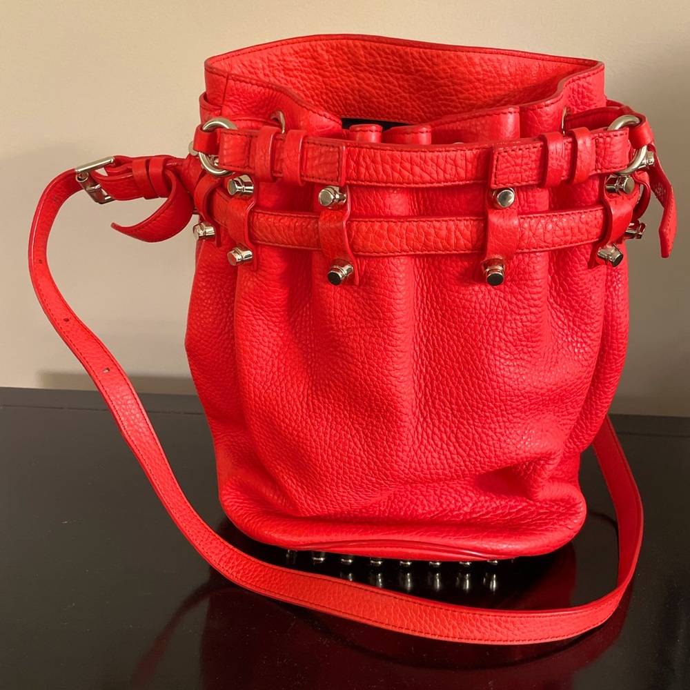 Alexander Wang Studded Leather Bucket Bag